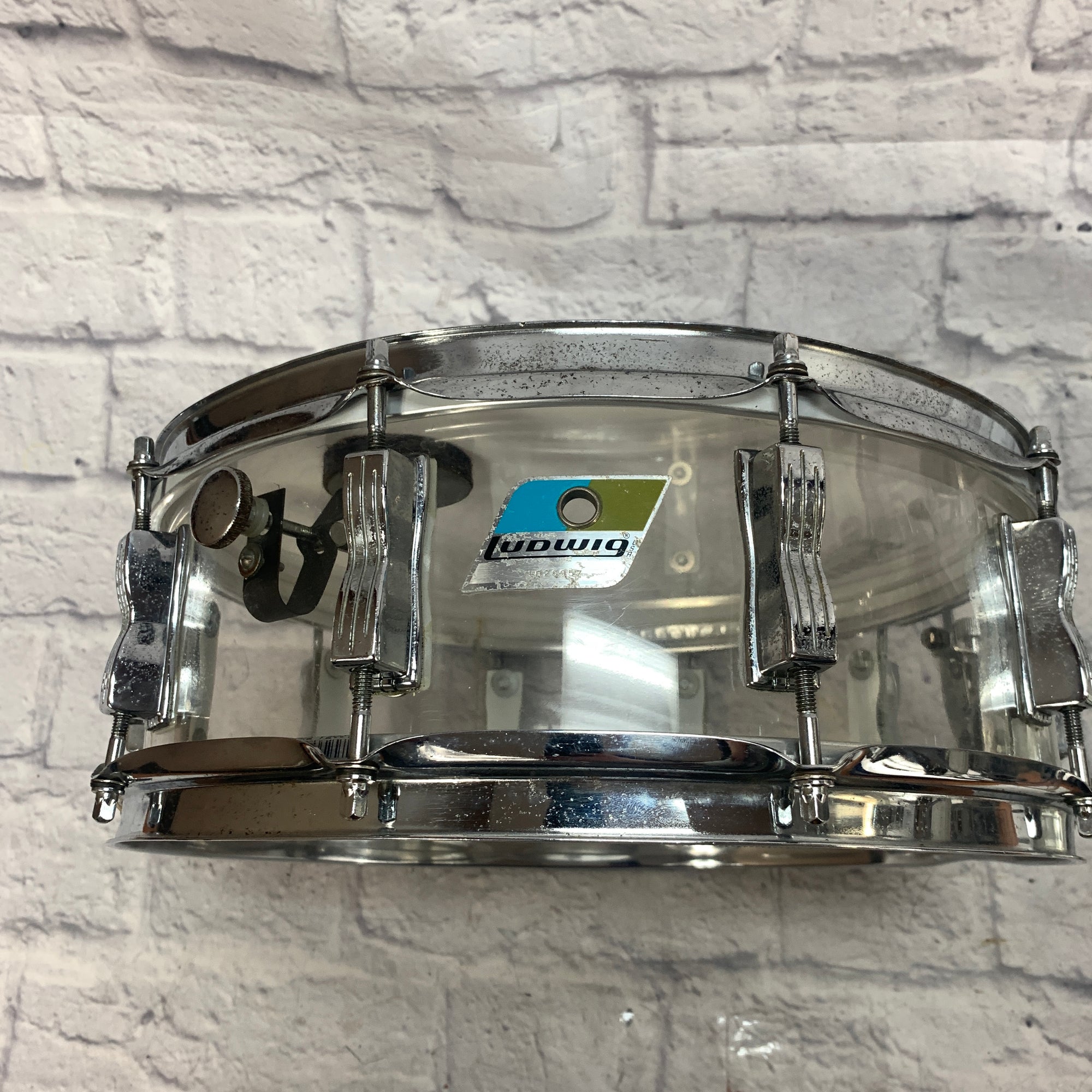Vintage Ludwig 5pc Vistalite Clear Drum Set AS IS