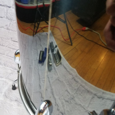 Slingerland 18" Floor Tom Black Chrome