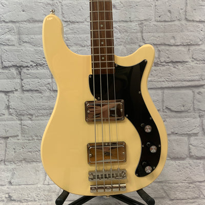 Epiphone Embassy Antique Ivory Bass Guitar