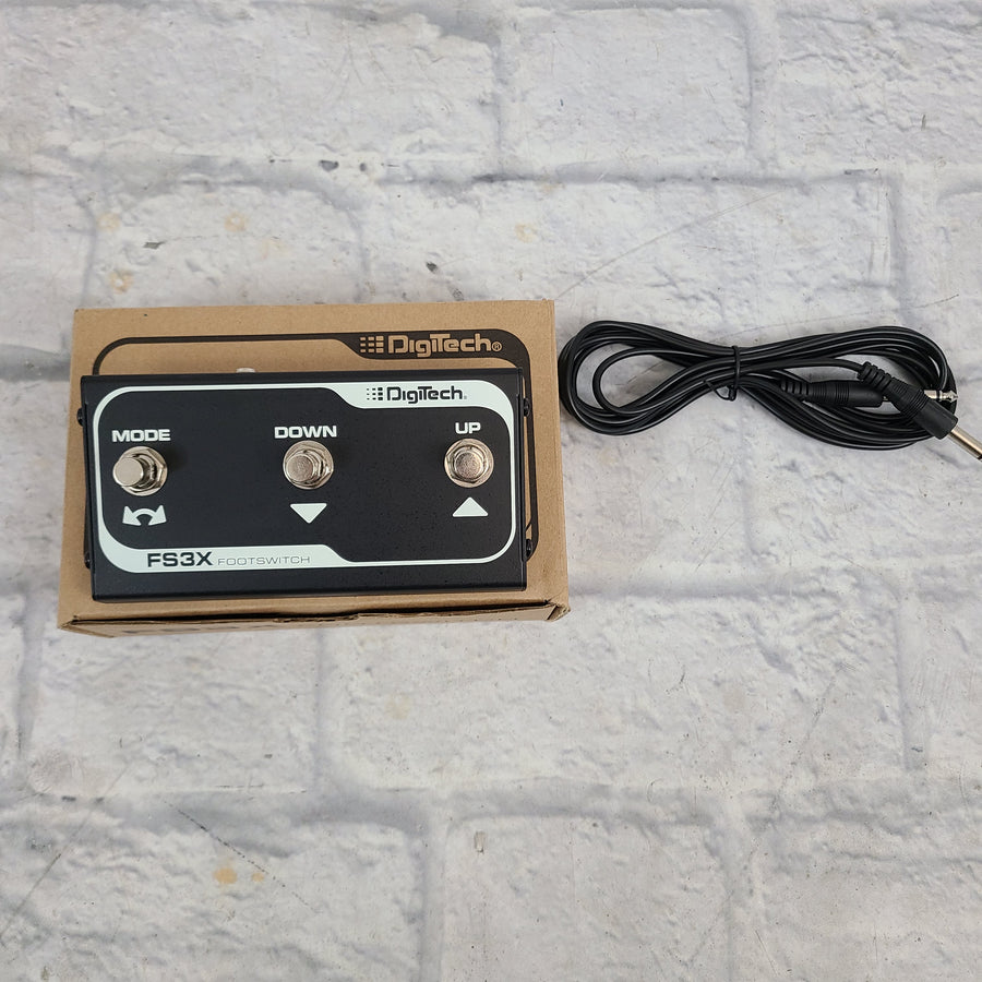 Digitech FS3X Foot Switch Footswitch w/ Box