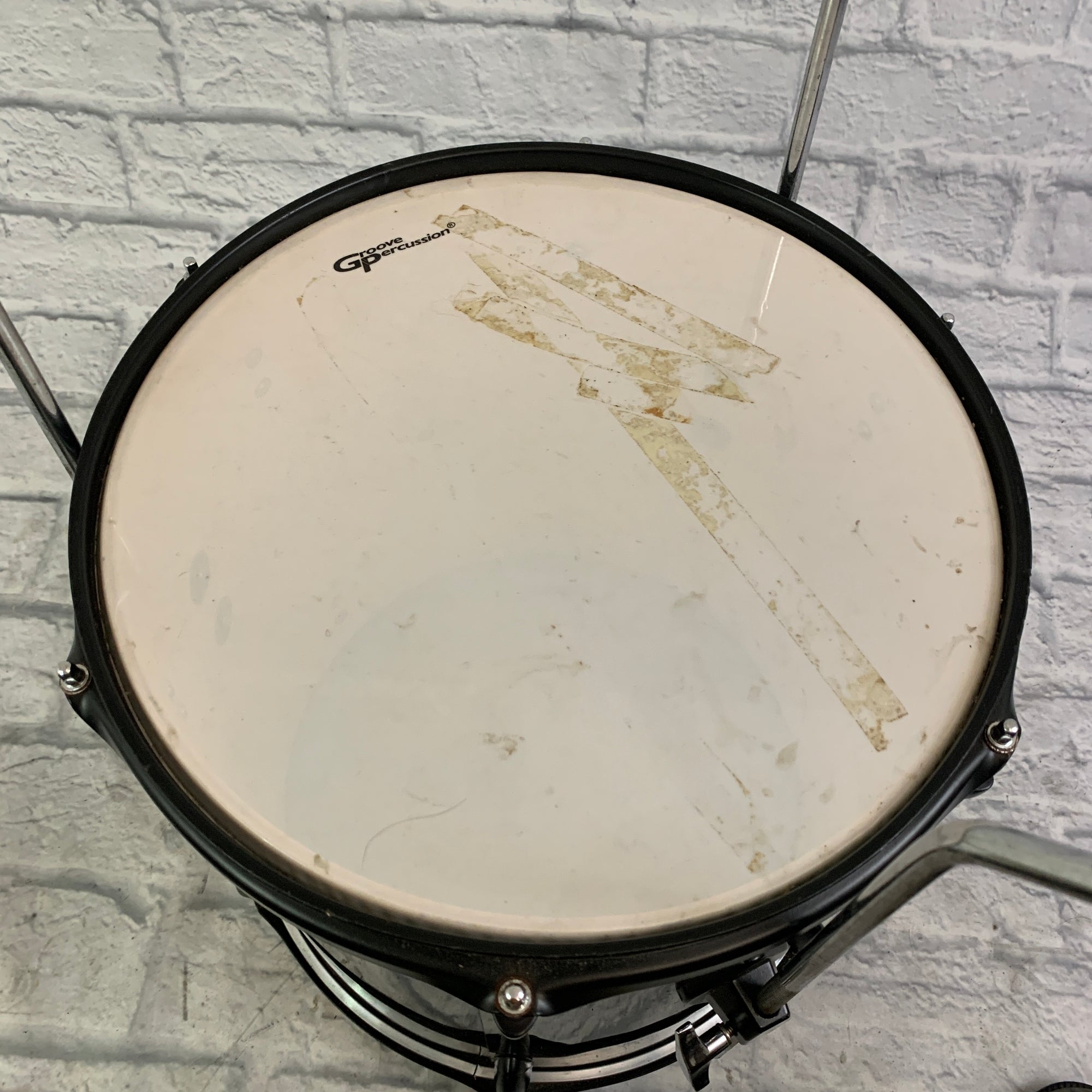 Groove Percussion Black Wrap 14" Floor Tom