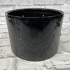 Unknown Black Lacquer 13x9 Rack Tom Snare Conversion AS IS