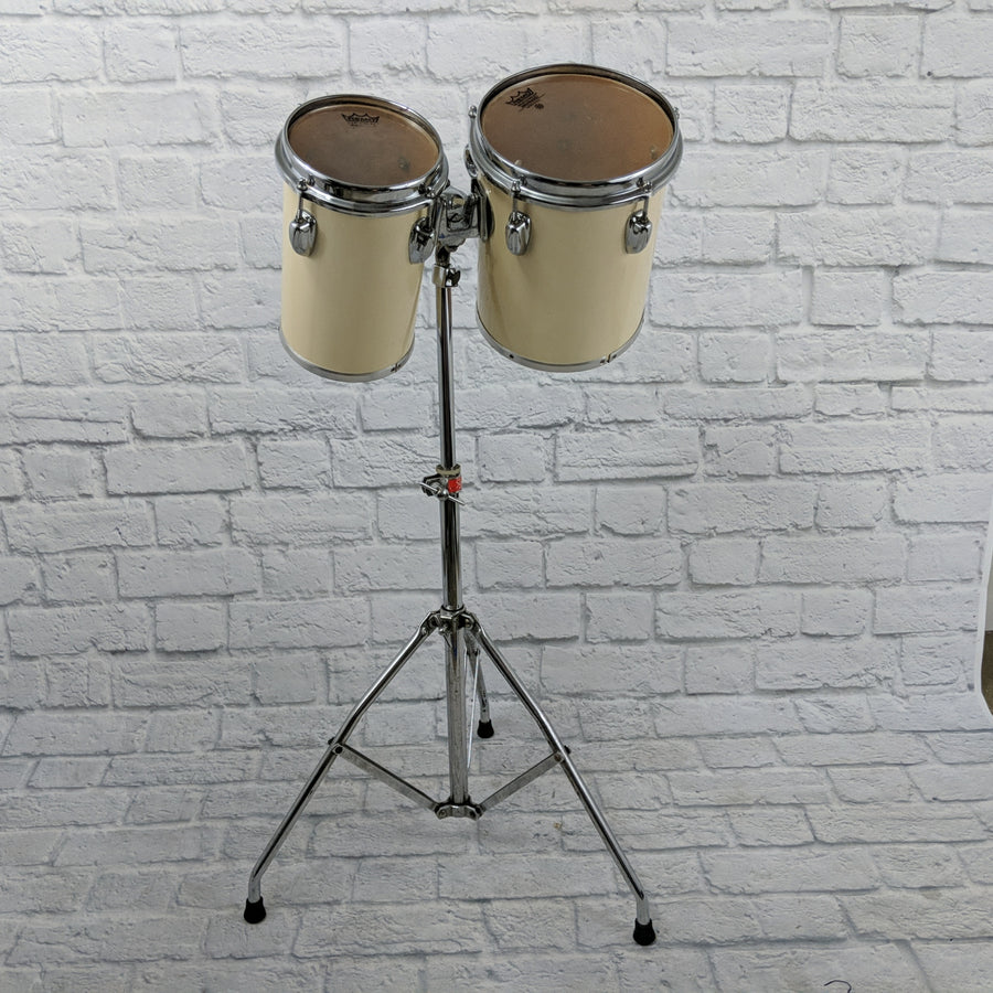 Slingerland 6" & 8" Bongo Concert Toms With Stand