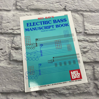Mel Bay Electric Bass Manuscript Book