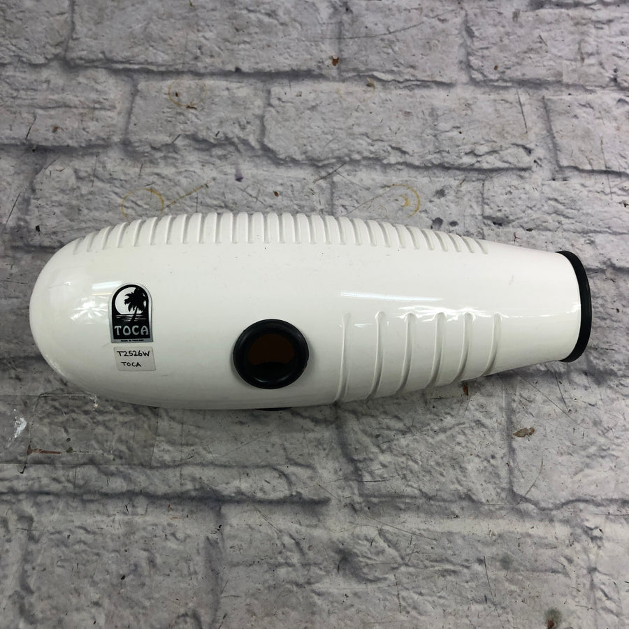 Toca Plastic Guiro - White