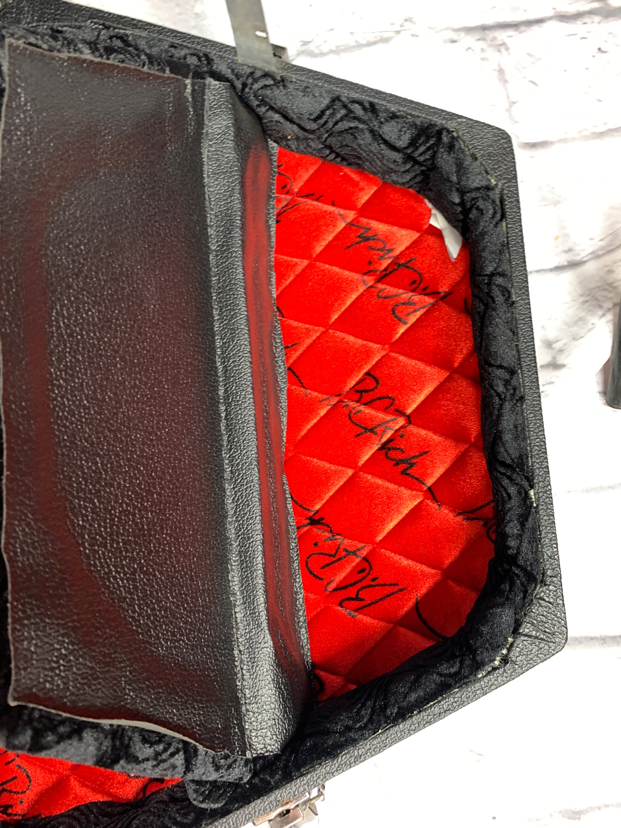 BC Rich Coffin Hard Shell Bass Case --one latch broken
