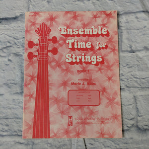 Ensemble Time for strings Book 1 For Bass