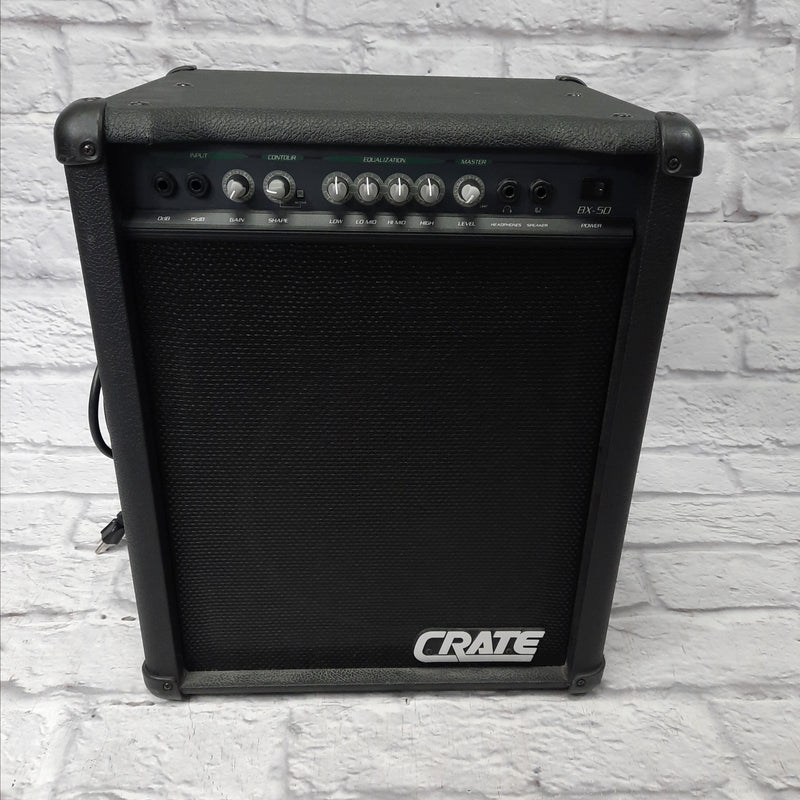 Crate BX50 Bass Guitar Combo Amp Evolution Music