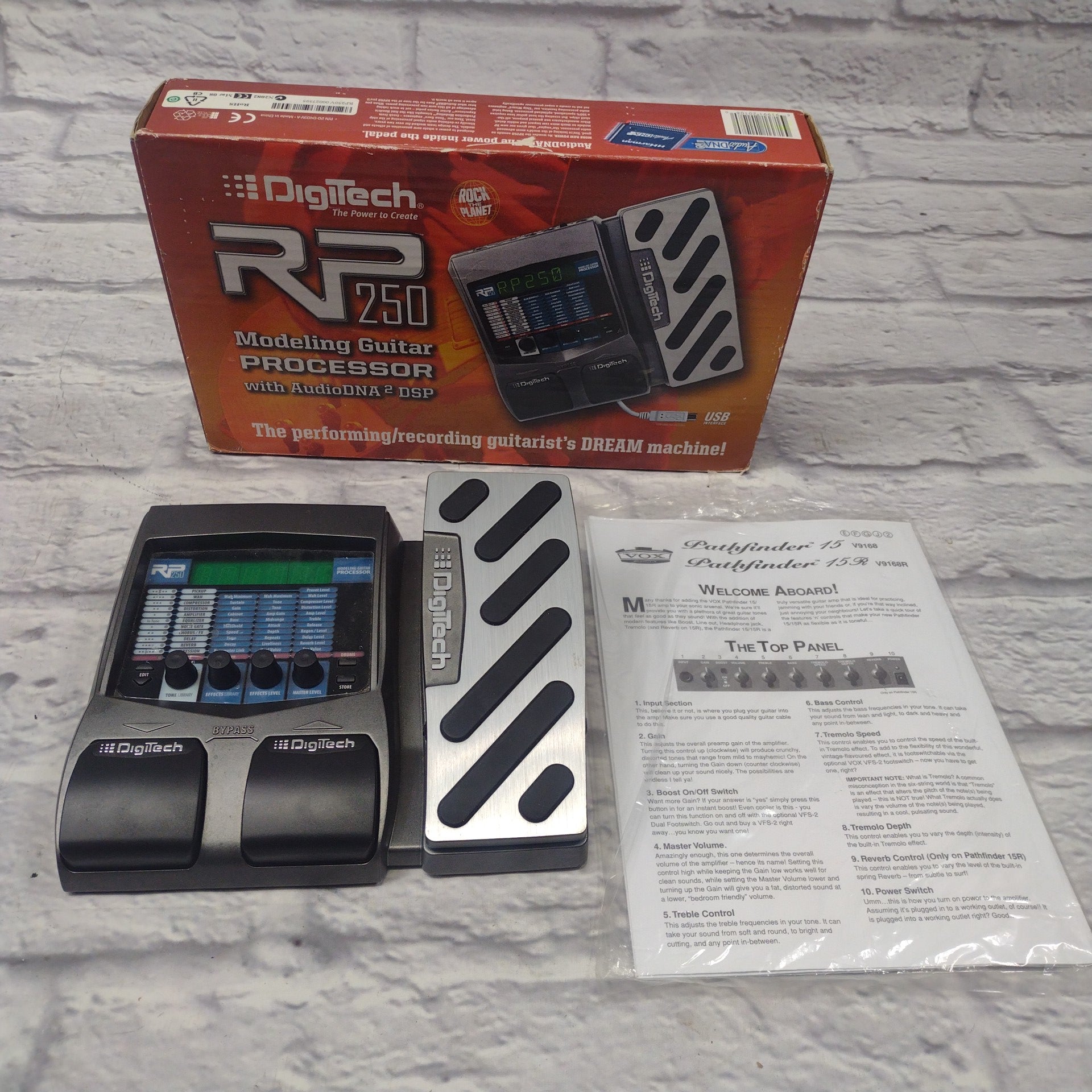 Digitech RP250 Amp Modeling Pedal
