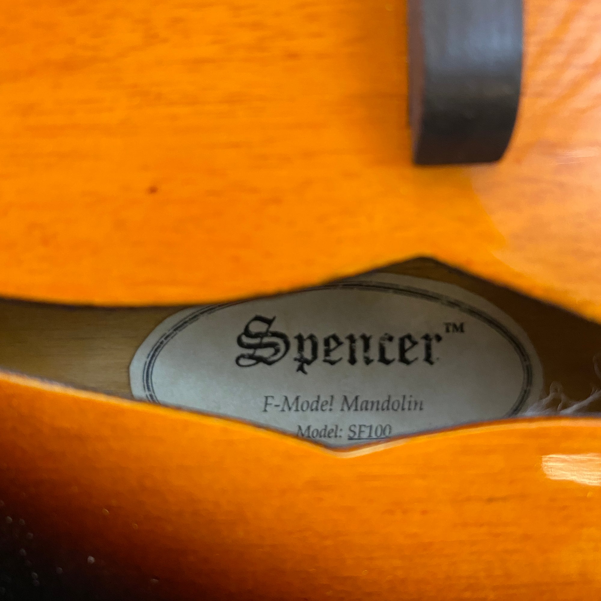 Spencer SF100 F-Model Mandolin w/ Hard Case
