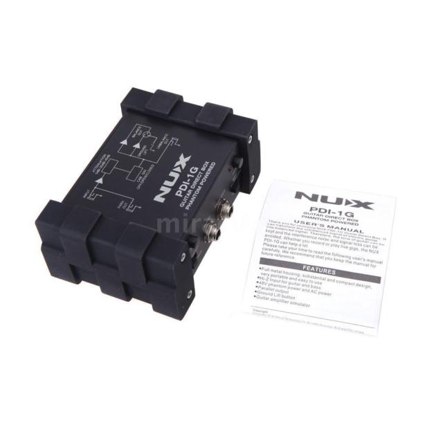 NuX PDI-1G Phantom Powered Guitar Direct Box