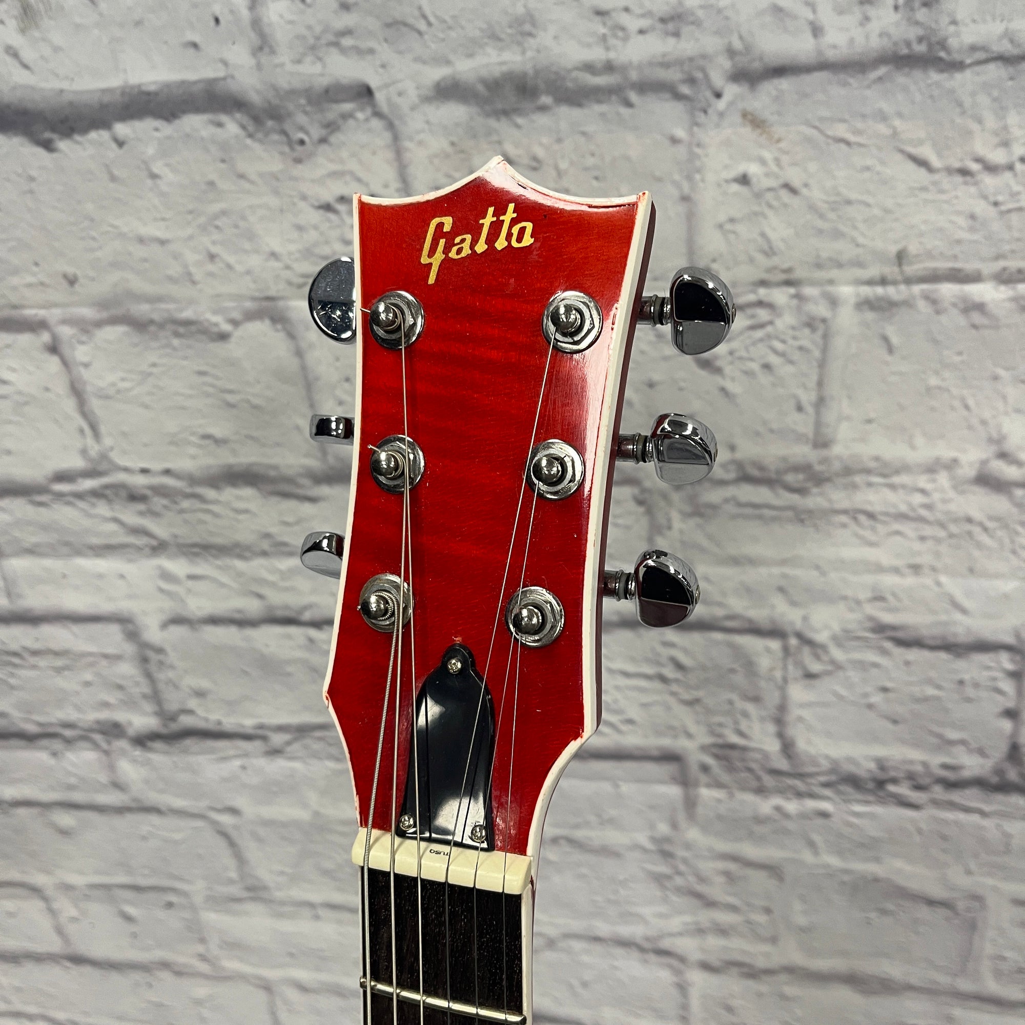 Gatto LP Junior Style Red Electric Guitar