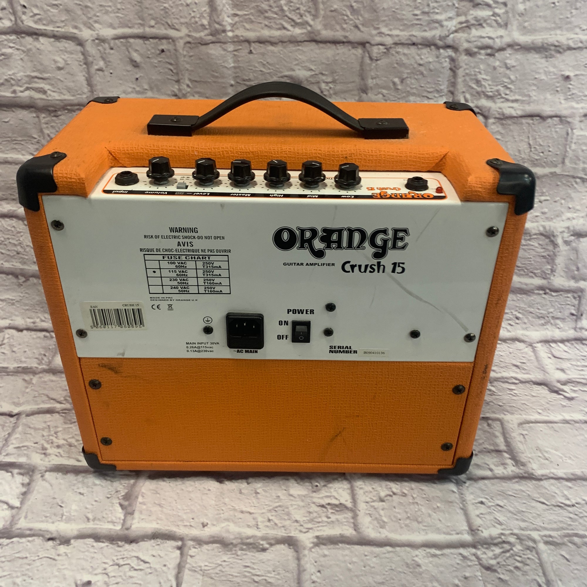 Orange Amps Crush 15 Solid State Practice Amp