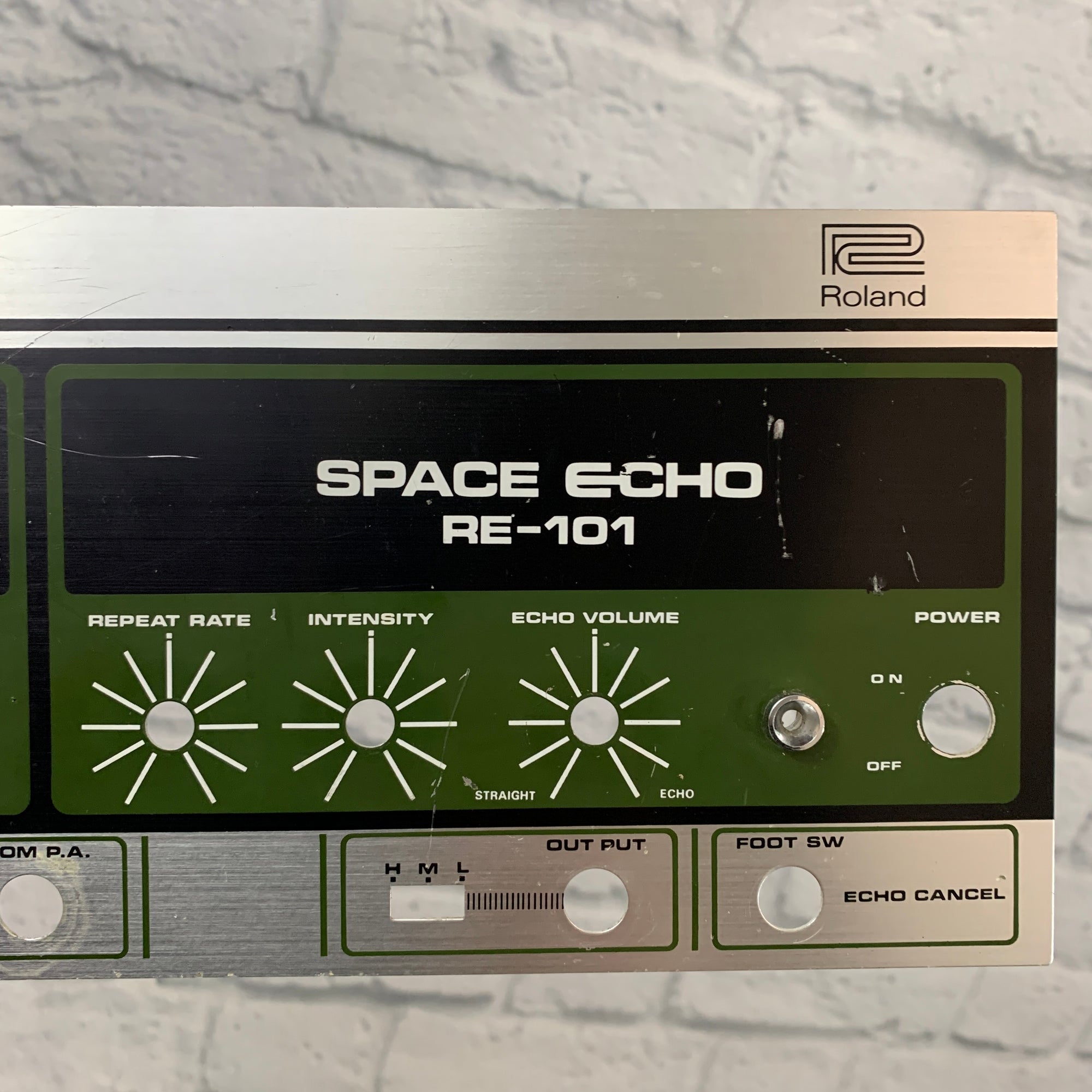 Roland RE-101 Space Echo Replacement Faceplate - Evolution Music
