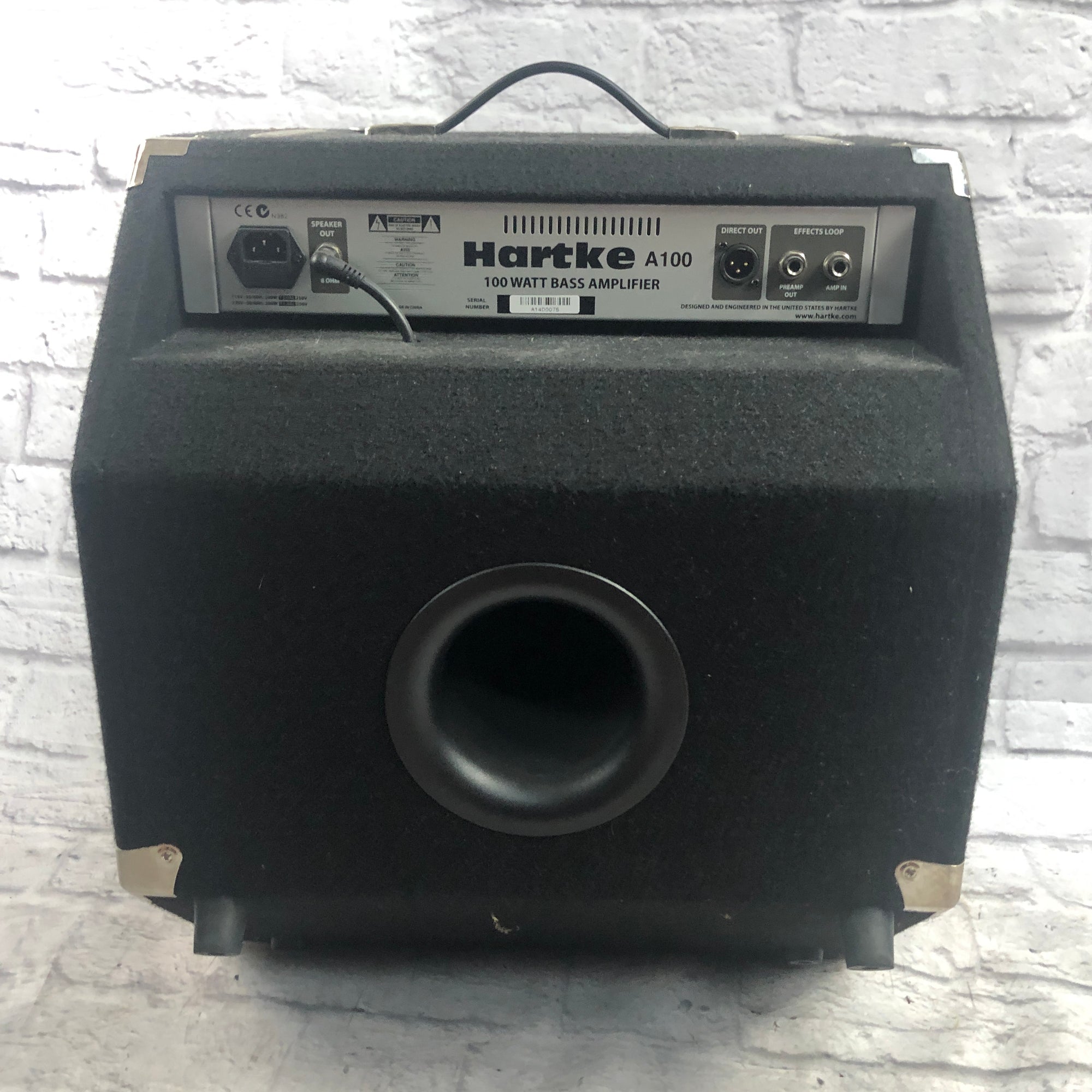 Hartke A100 Bass Combo Amp Bass Guitar Combo Amp