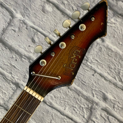 Vintage Norma 1960s 2-Pickup Electric Guitar Sunburst