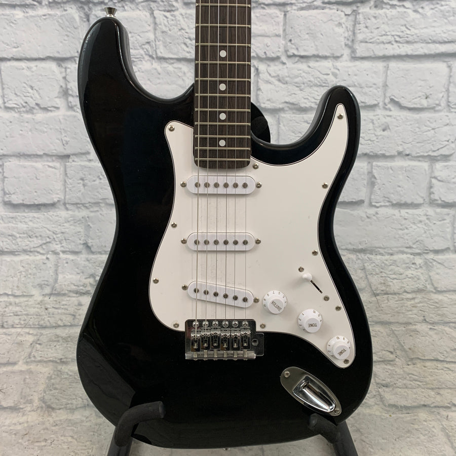 BC Strat Style Electric Guitar Black