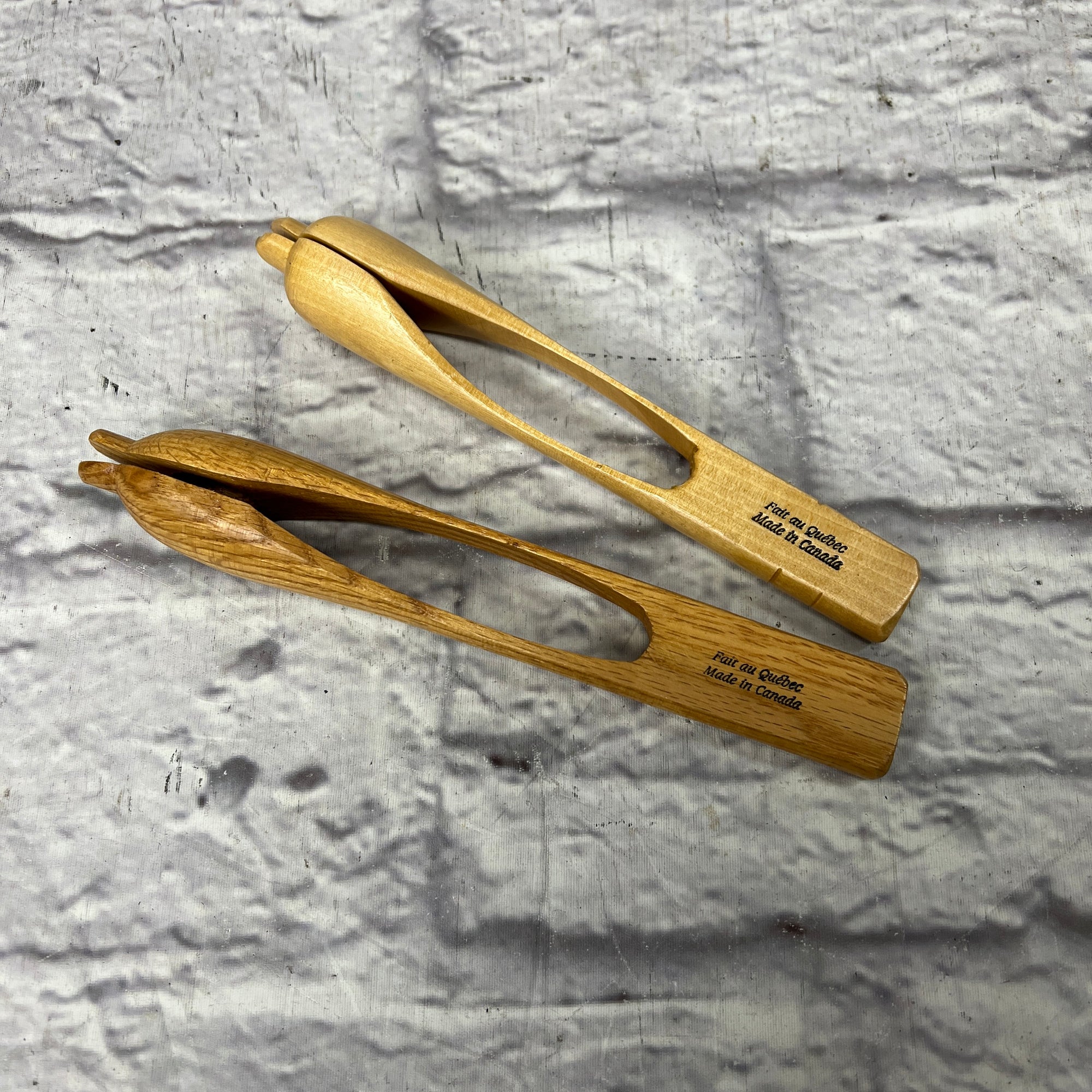Unknown Made In Canada set of 2 Wooden Spoons
