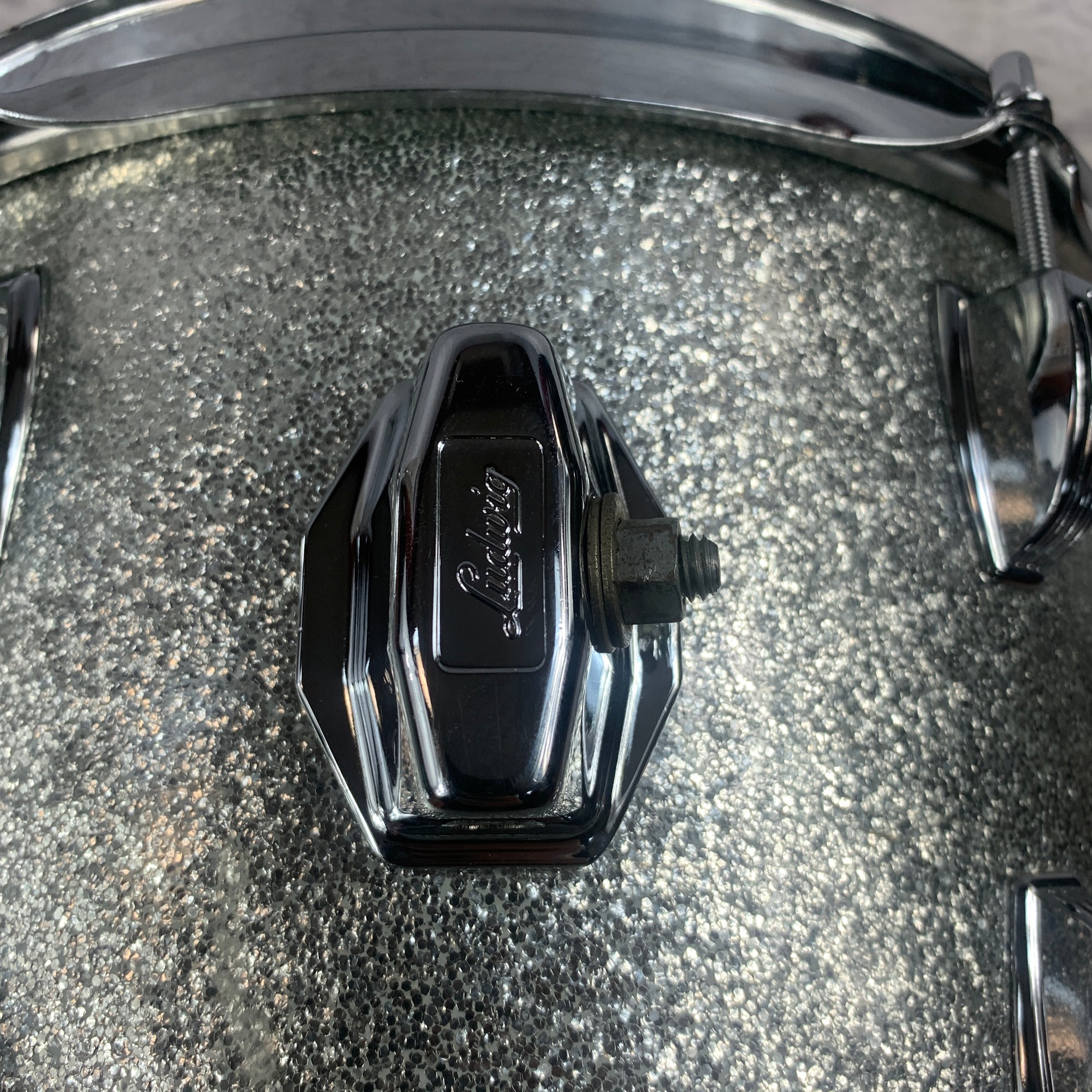 Ludwig 12x8 Silver Sparkle 1990s Rack Tom