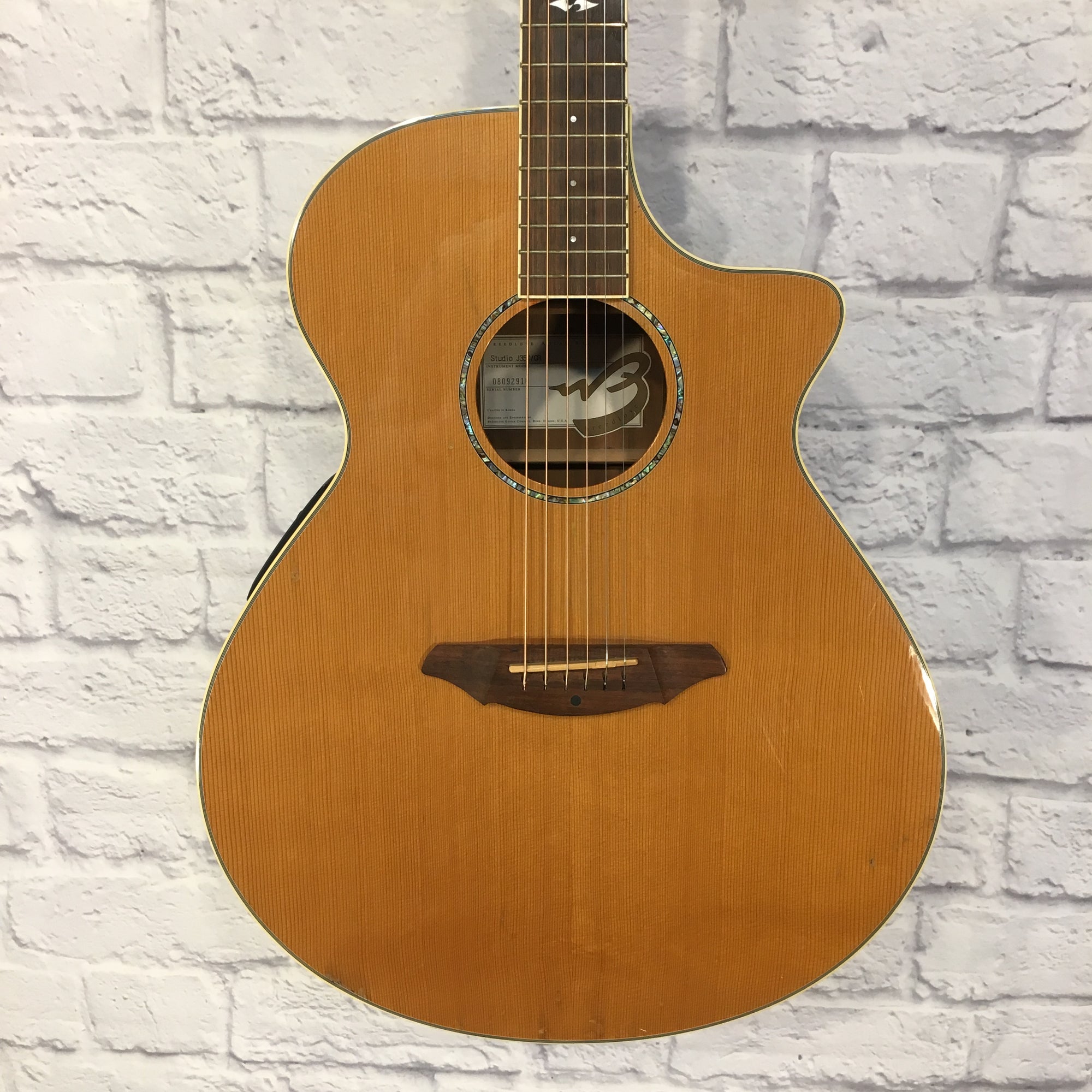 Breedlove Atlas Studio J350/CR Acoustic Electric Guitar w/ Gig Bag