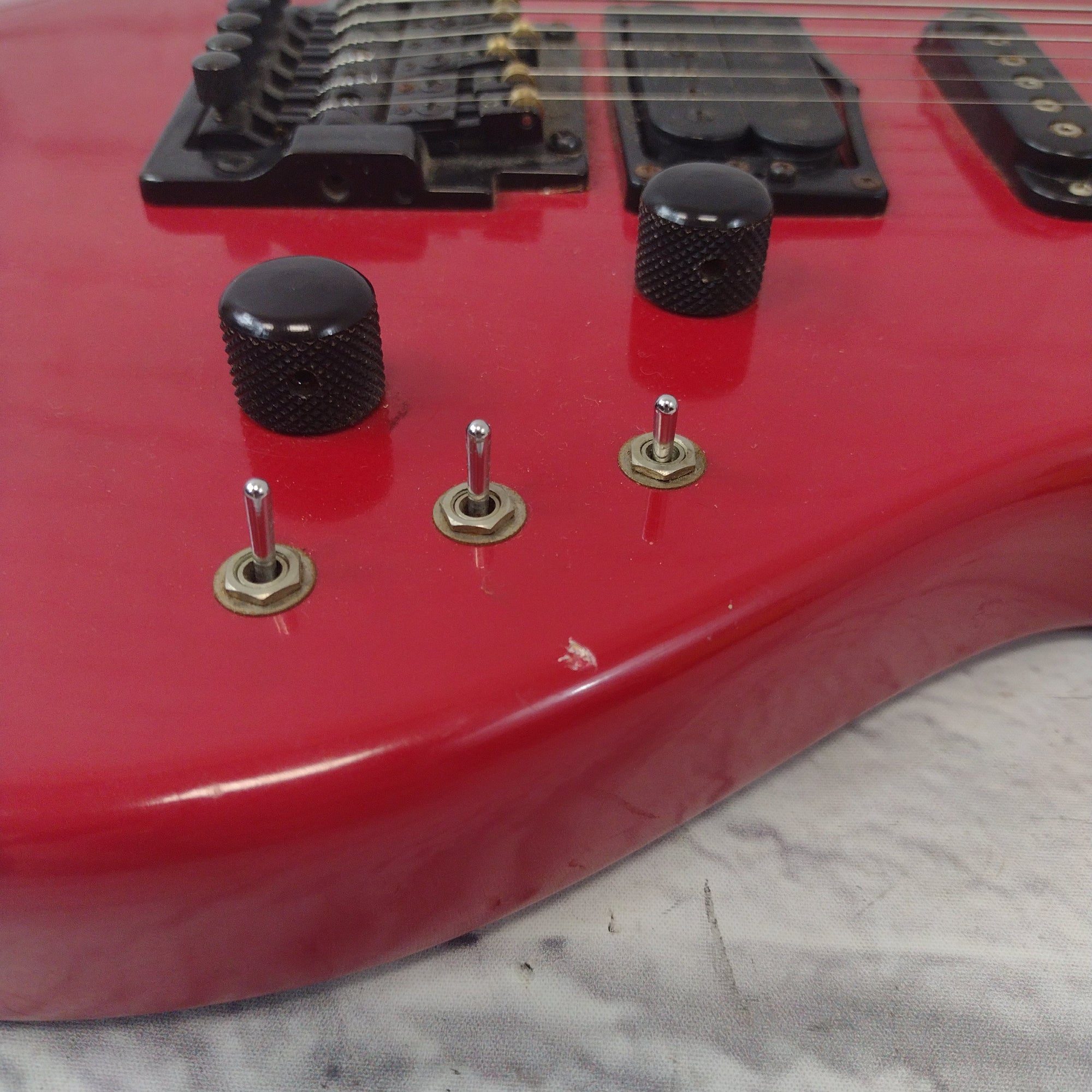 Vintage G&L Invader Electric Guitar with Kahler - Red