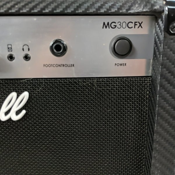 Marshall MG30CFX For Parts or Repair Guitar Combo Amp AS IS - Evolution ...