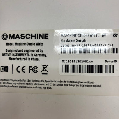 Native Instruments Maschine Studio White