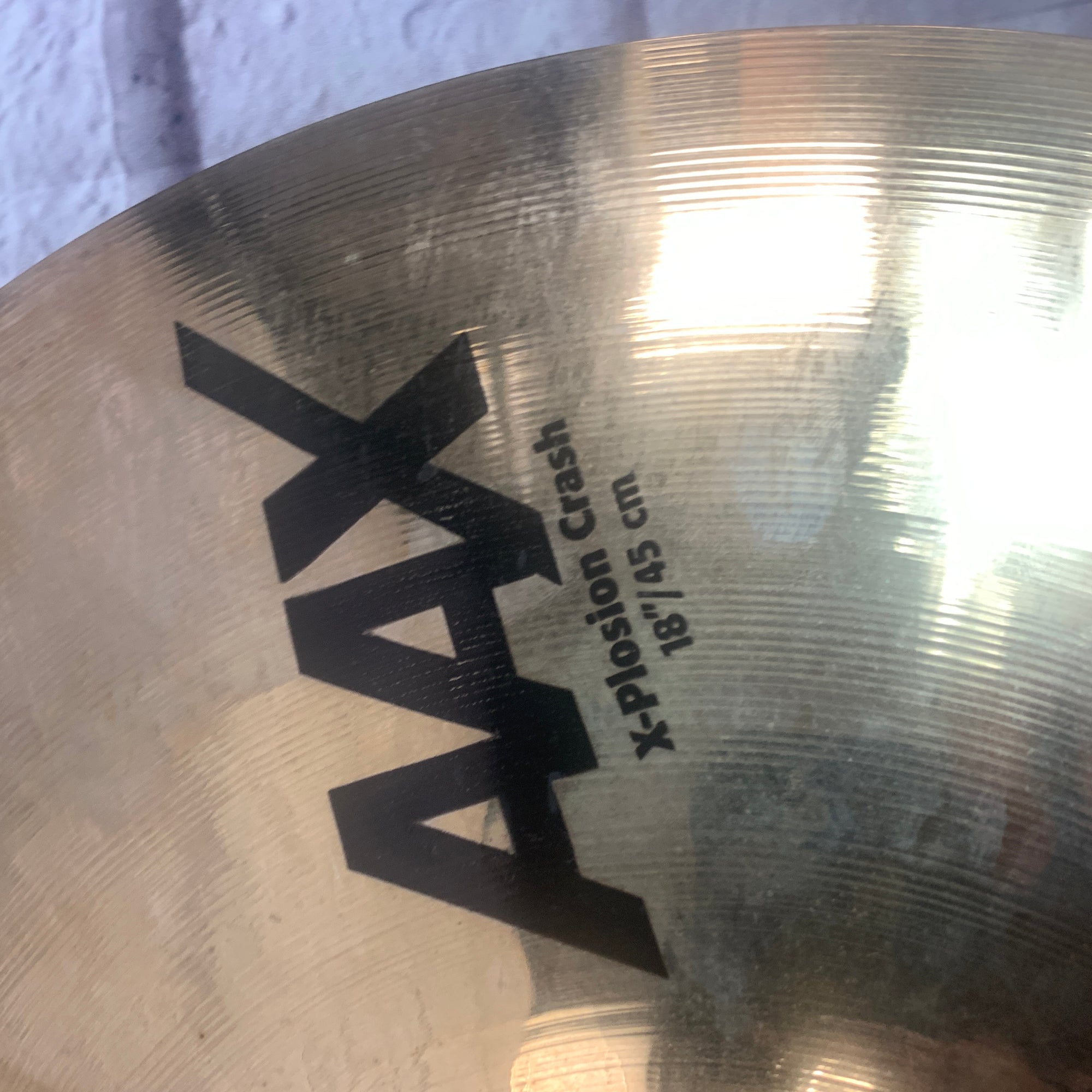 Sabian AAX 18 X-Plosion Crash Cymbal - Cracked
