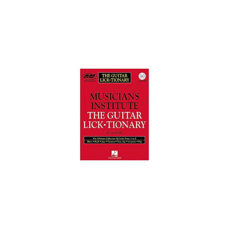 Musicians Institute The Guitar Lick Tionary (Book/CD)