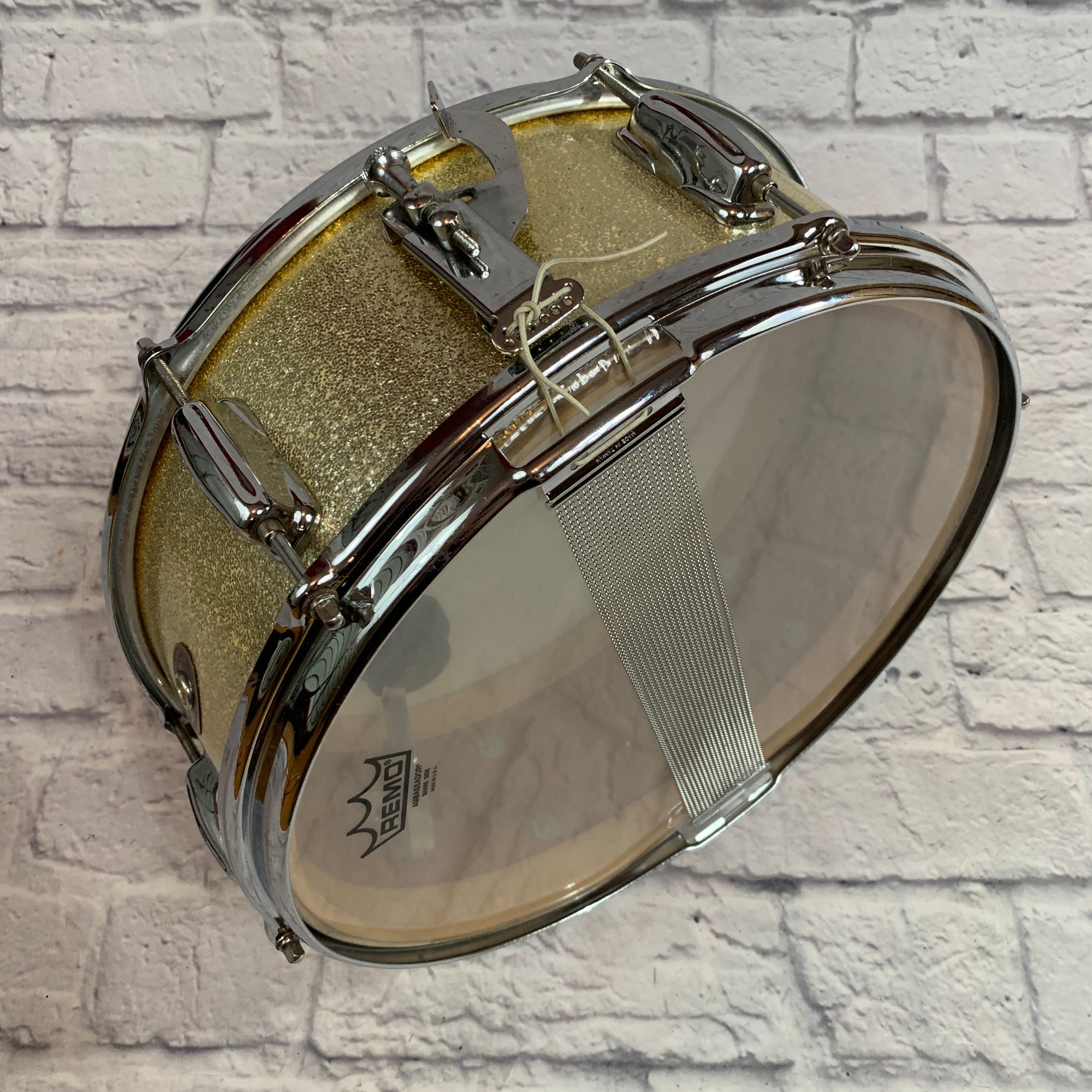 Vintage Late 50s Slingerland 5.5x14" Snare Champagne Sparkle
