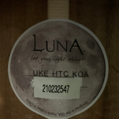 Luna HTC Concert Acoustic-Electric Ukulele