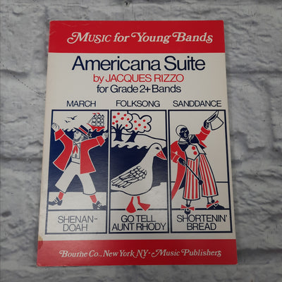 American Suite by Jacques Rizzo For Grade 2+ Bands Book