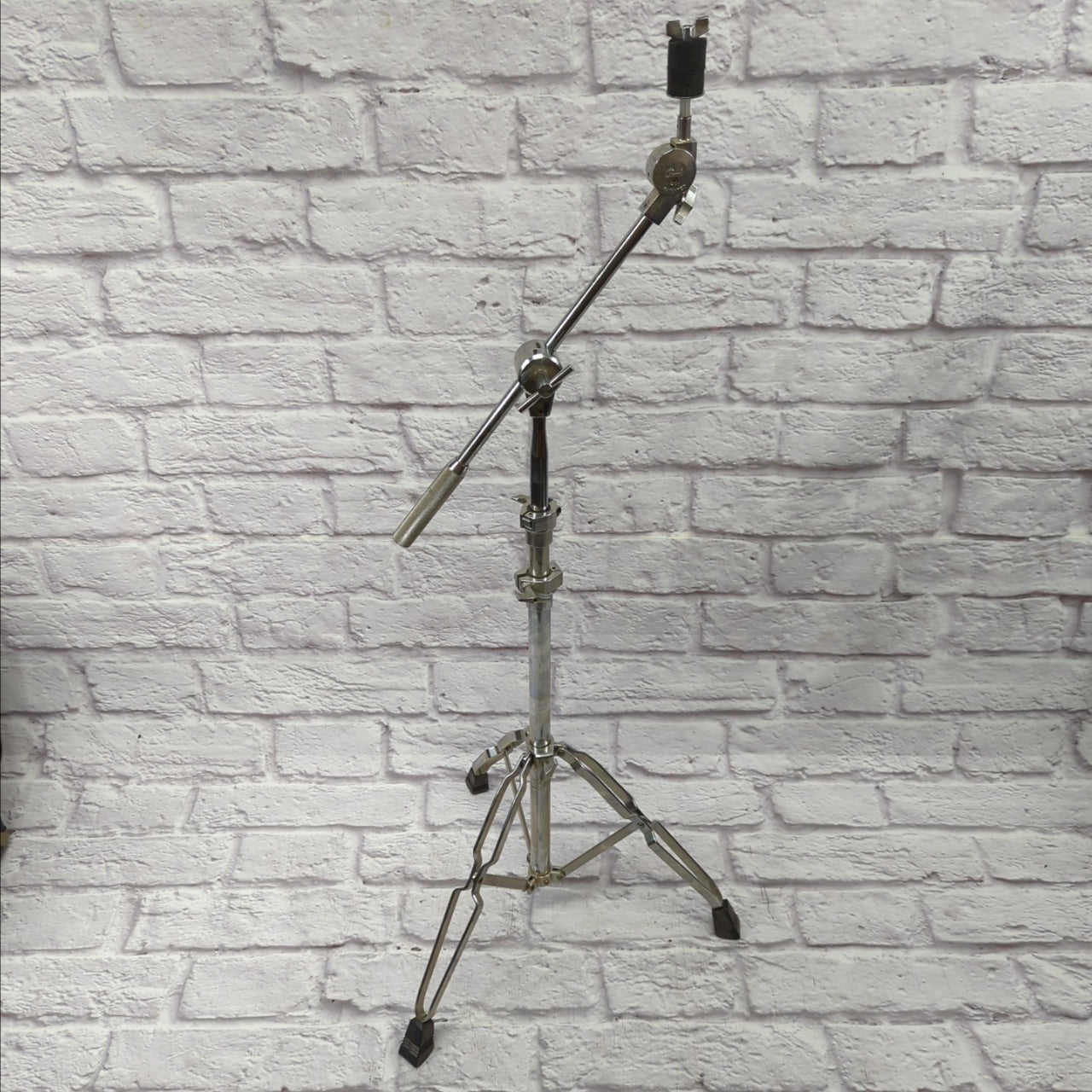 Pearl Heavy Duty Double Braced Boom Cymbal Stand with Tilter and Counterweight 1980s Red Label