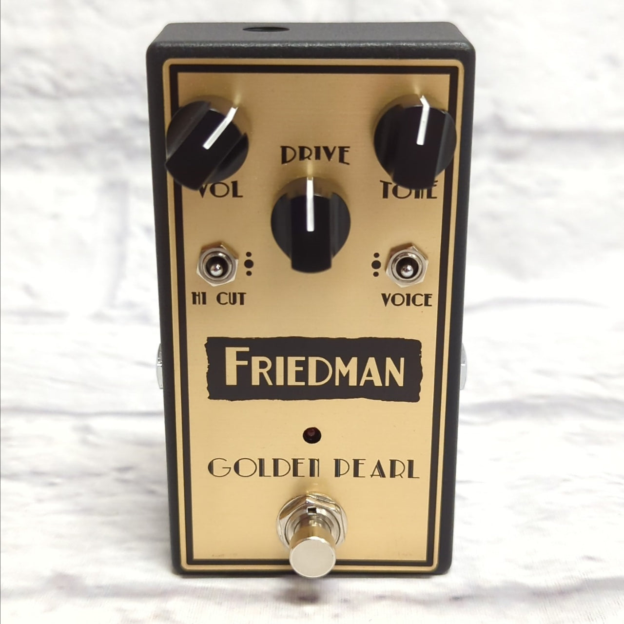 Friedman Golden Pearl Transparent Low Gain Overdrive Guitar Effects Pedal