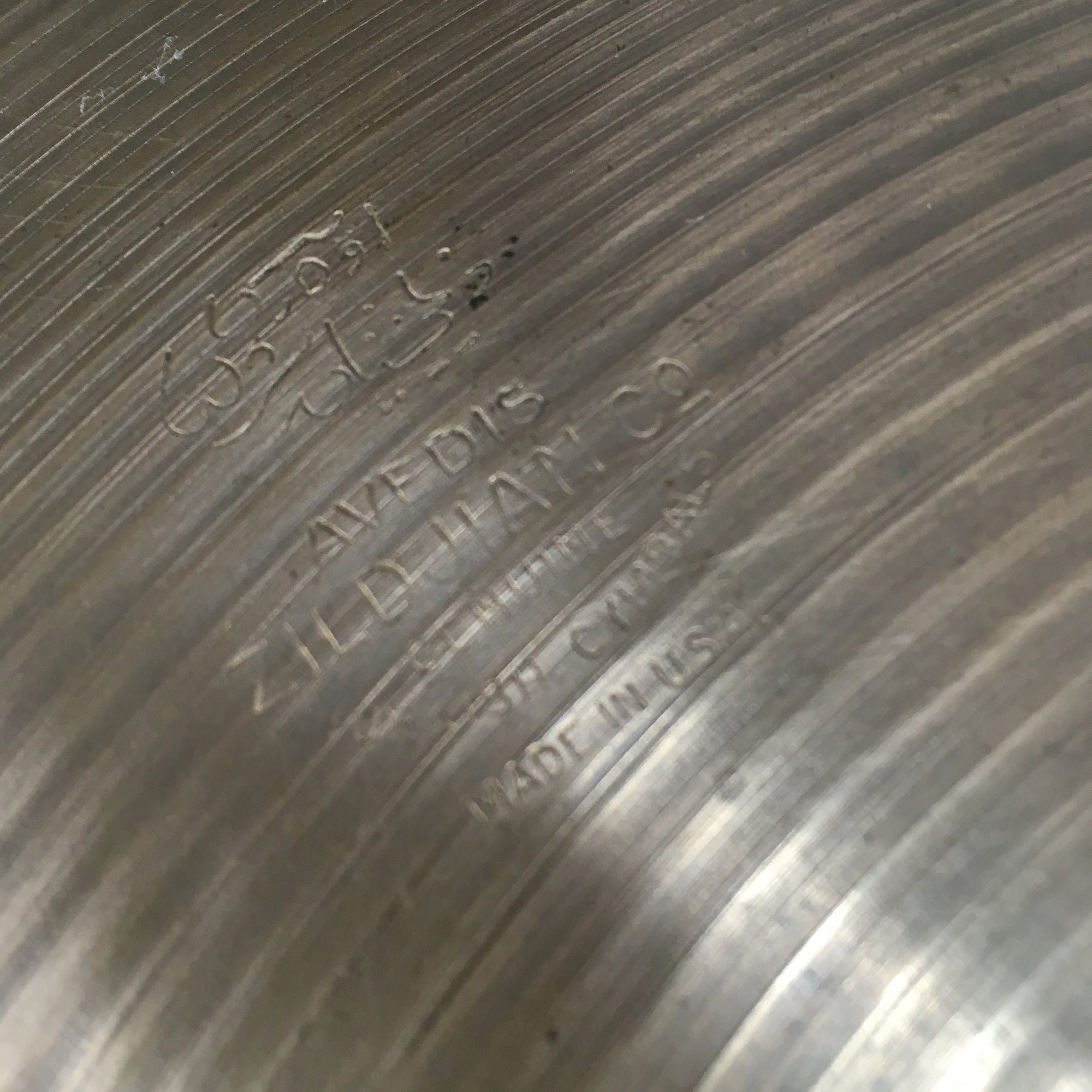 Vintage 1970s Zildjian 15in Hi Hat Cymbal Pair