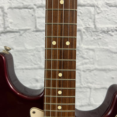 2003 MIM Fender Standard Stratocaster HSS Electric Guitar - Midnight Wine w/ Gig Bag