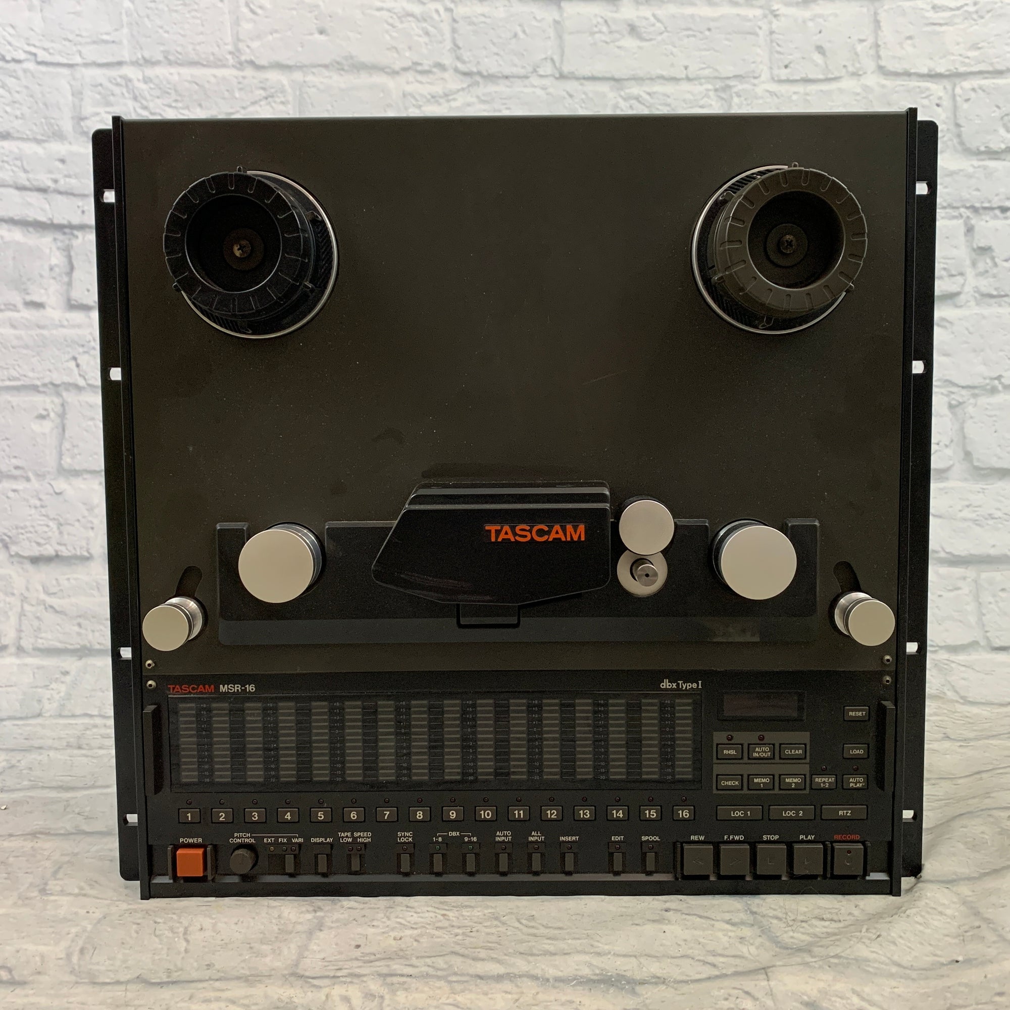 Tascam MSR-16 Studio Reel to Reel 1/2 Tape Recorder MIJ TEAC - Evolution  Music