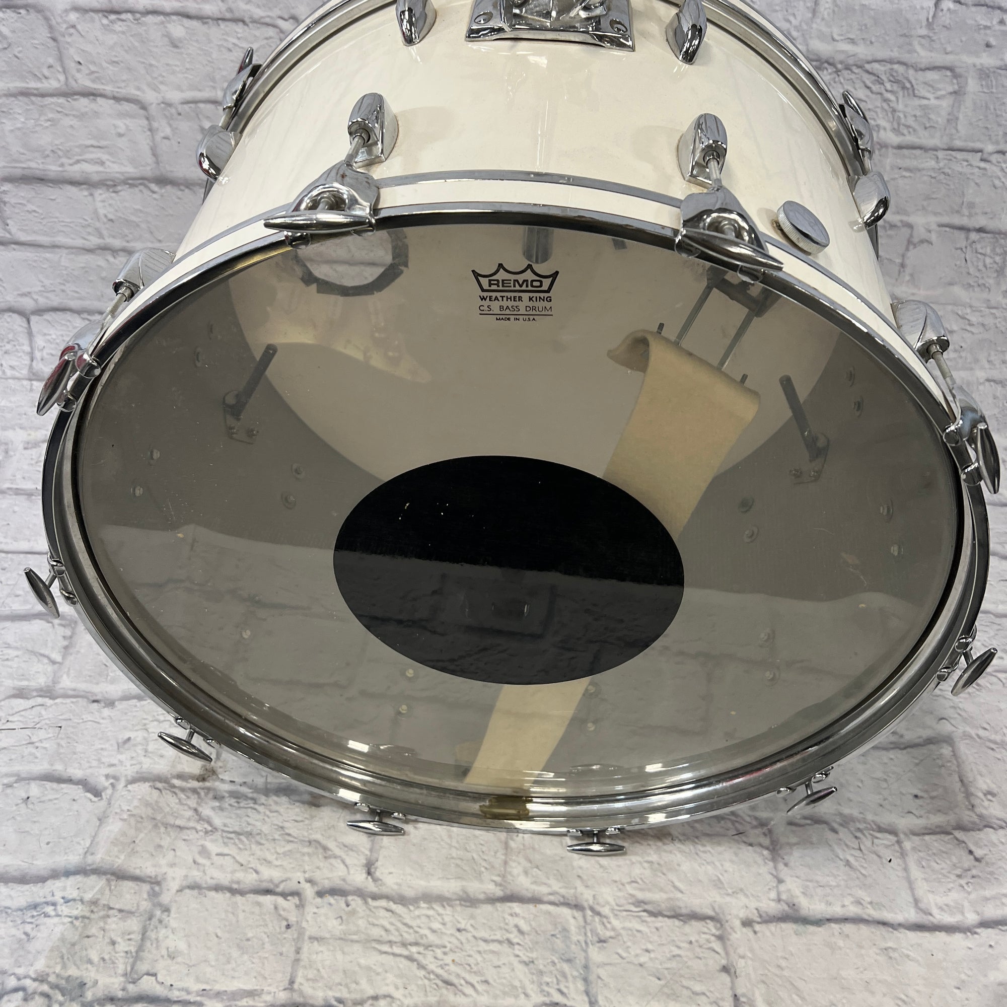 Gretsch Drop G 24 White Nitron Bass Drum