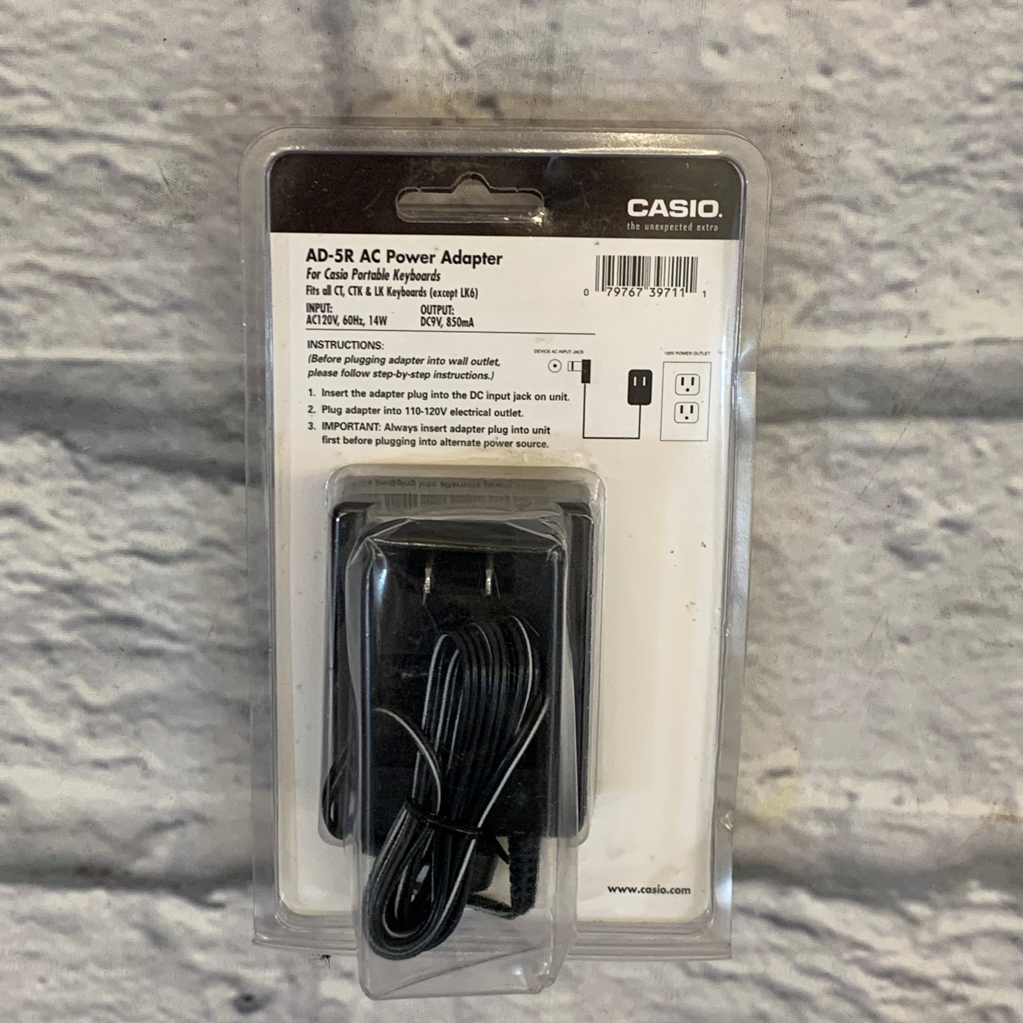 Casio AD-5R AC Power Adapter