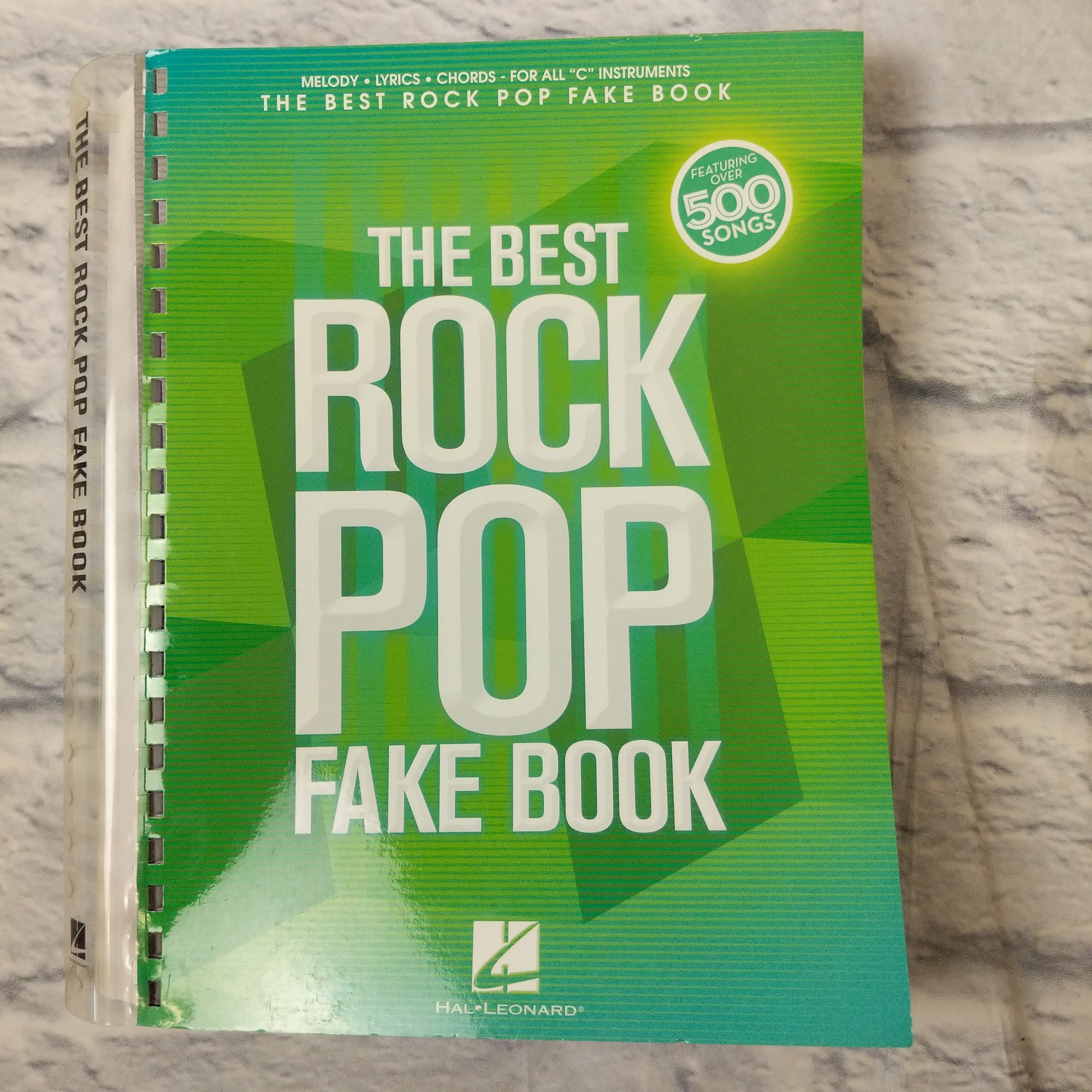 Hal Leonard The Best Rock Pop Fake Book - For C Instruments