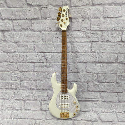 Ernie Ball Music Man StingRay Special 5 HH 5-String Ivory White Bass Guitar