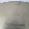 Vintage Zildjian  Medium Thin 18 Crash Cymbal Keyholing
