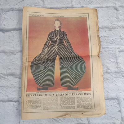 Vintage Rolling Stone Magazine - No 141 August 16 1973 - Elton John Cover