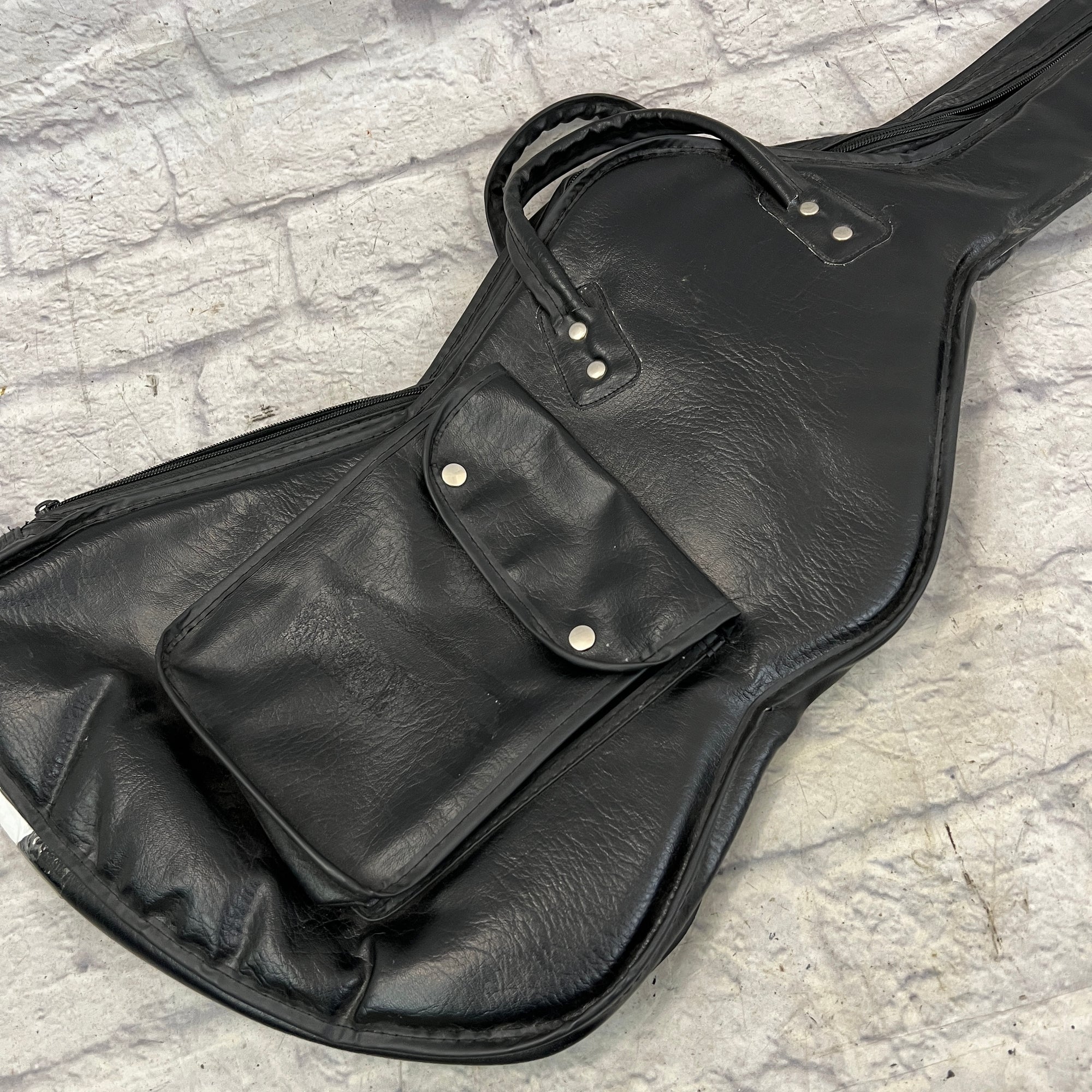 Leather guitar bag hotsell