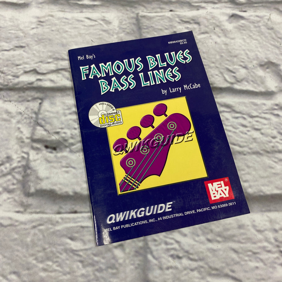 Mel Bay Famous Blues Bass Lines Book