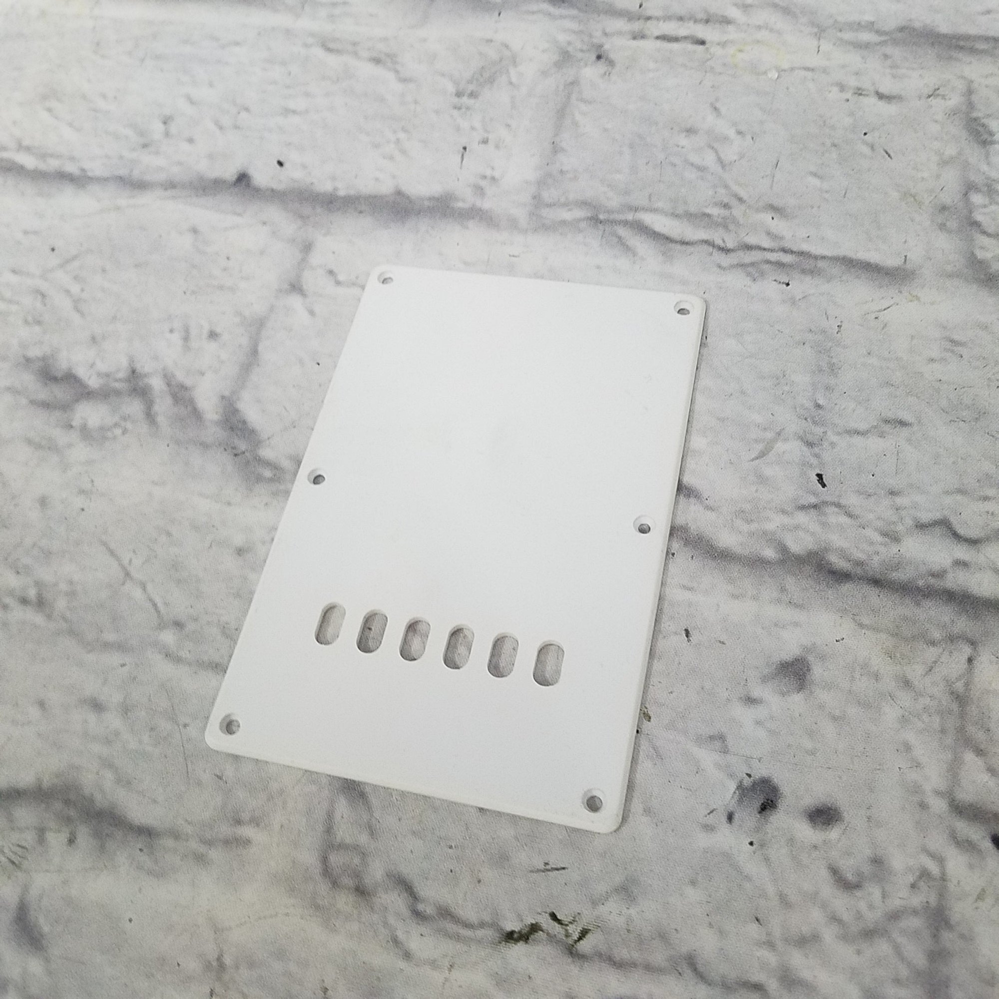 Electric Solid Body Guitar Back Plate White