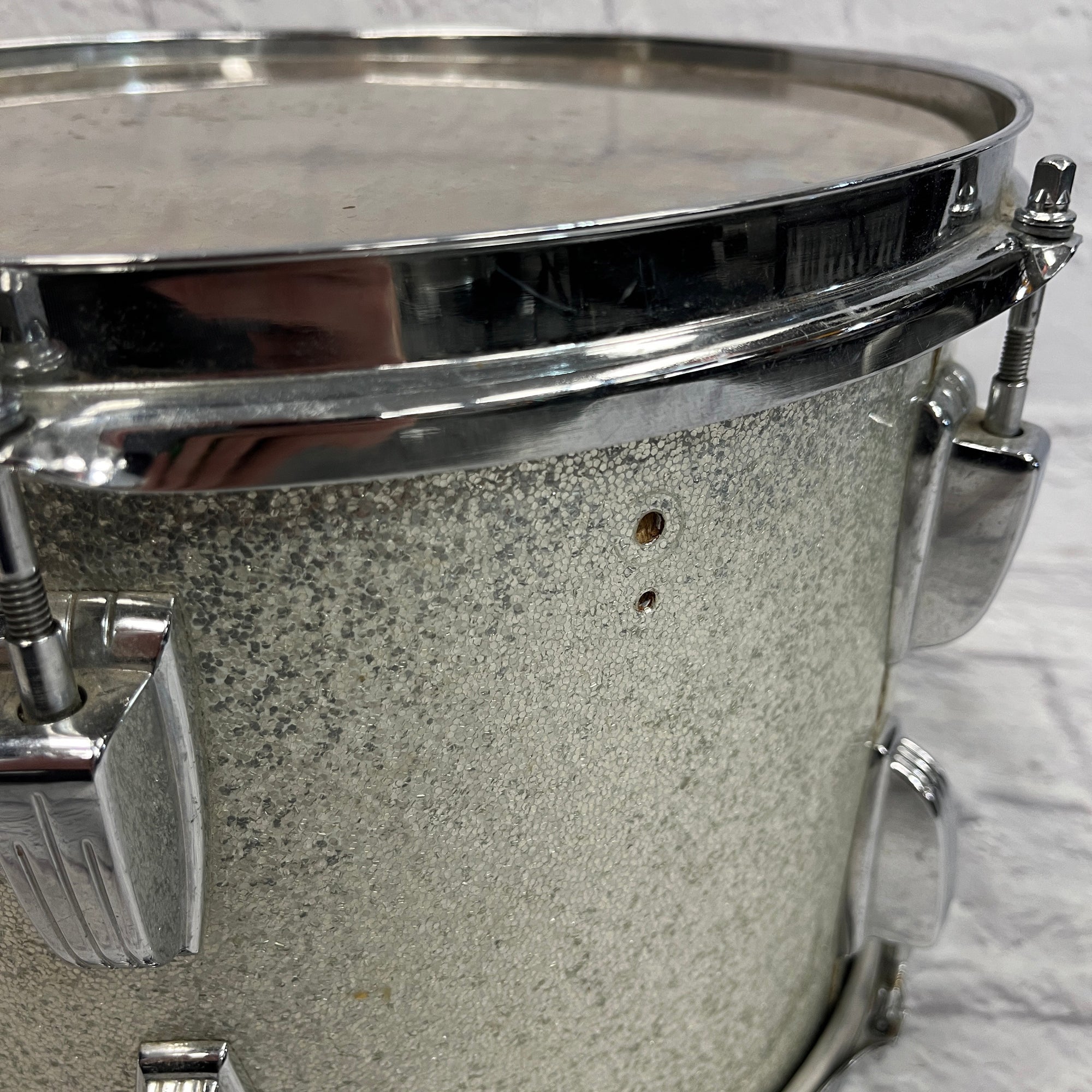 Ludwig Silver Sparkle Blue and Olive 13x9" Tom