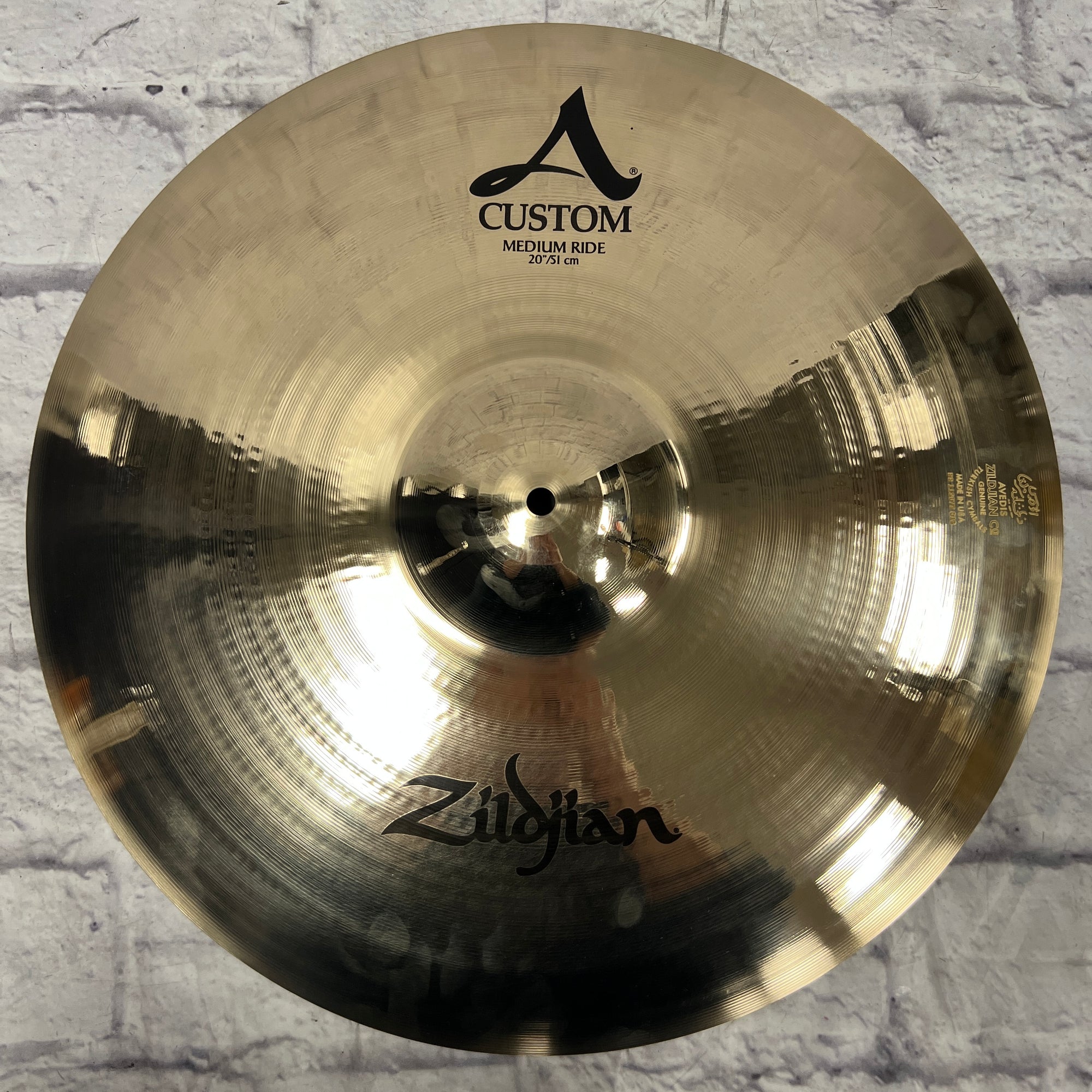 Zildjian 20 A Custom Medium Ride Cymbal