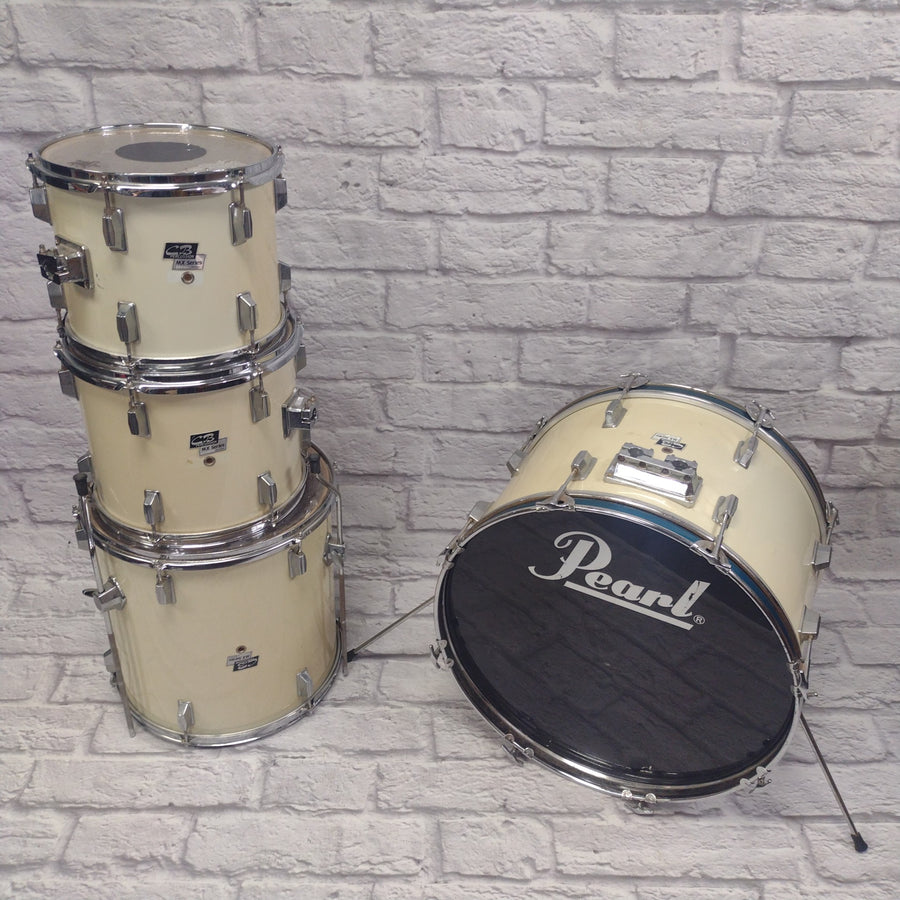 CB Percussion MX Series 4 Piece Drum Kit - White
