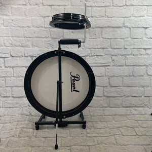 Pearl PCTK1810BG Compact Traveler 10 / 18" 2pc Portable Practice Drum Set with Bag
